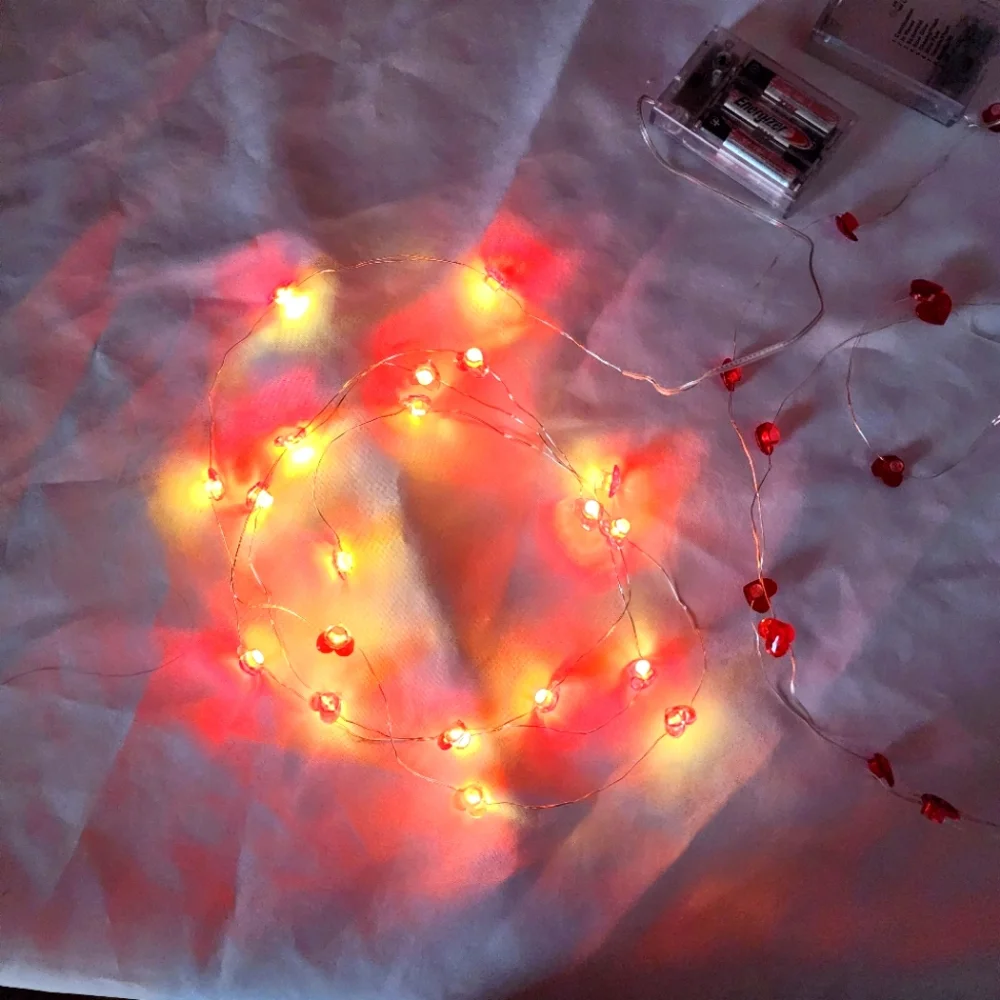 Valentine's Day Heart String LED Lights - Picture 2 of 3